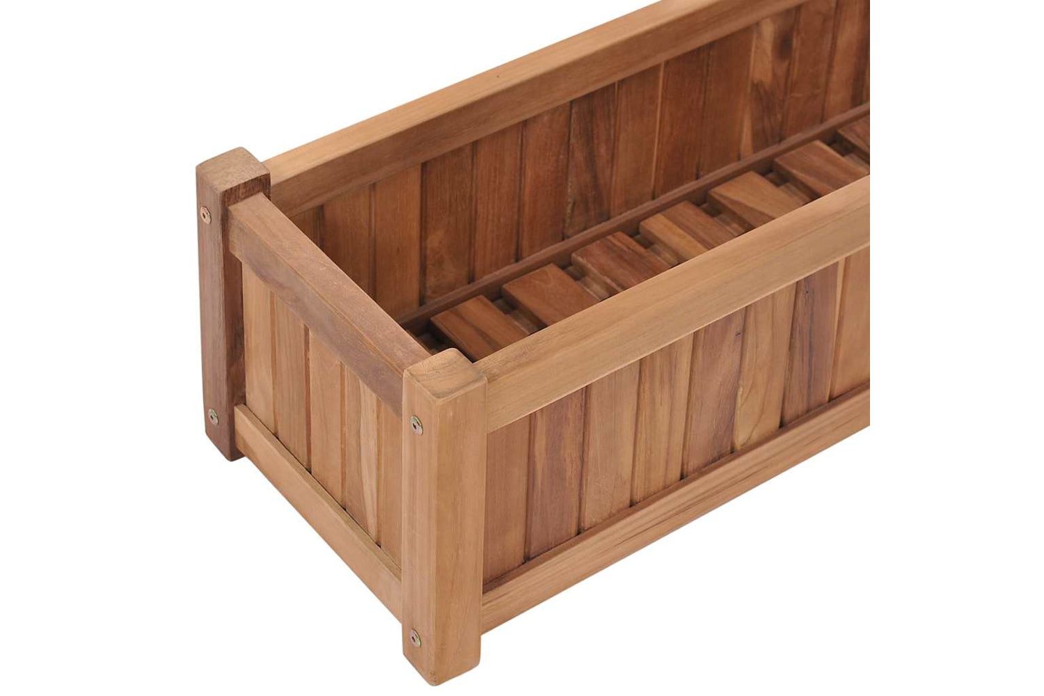 vidaXL 48968 Raised Bed 100x30x25cm Solid Teak Wood-5