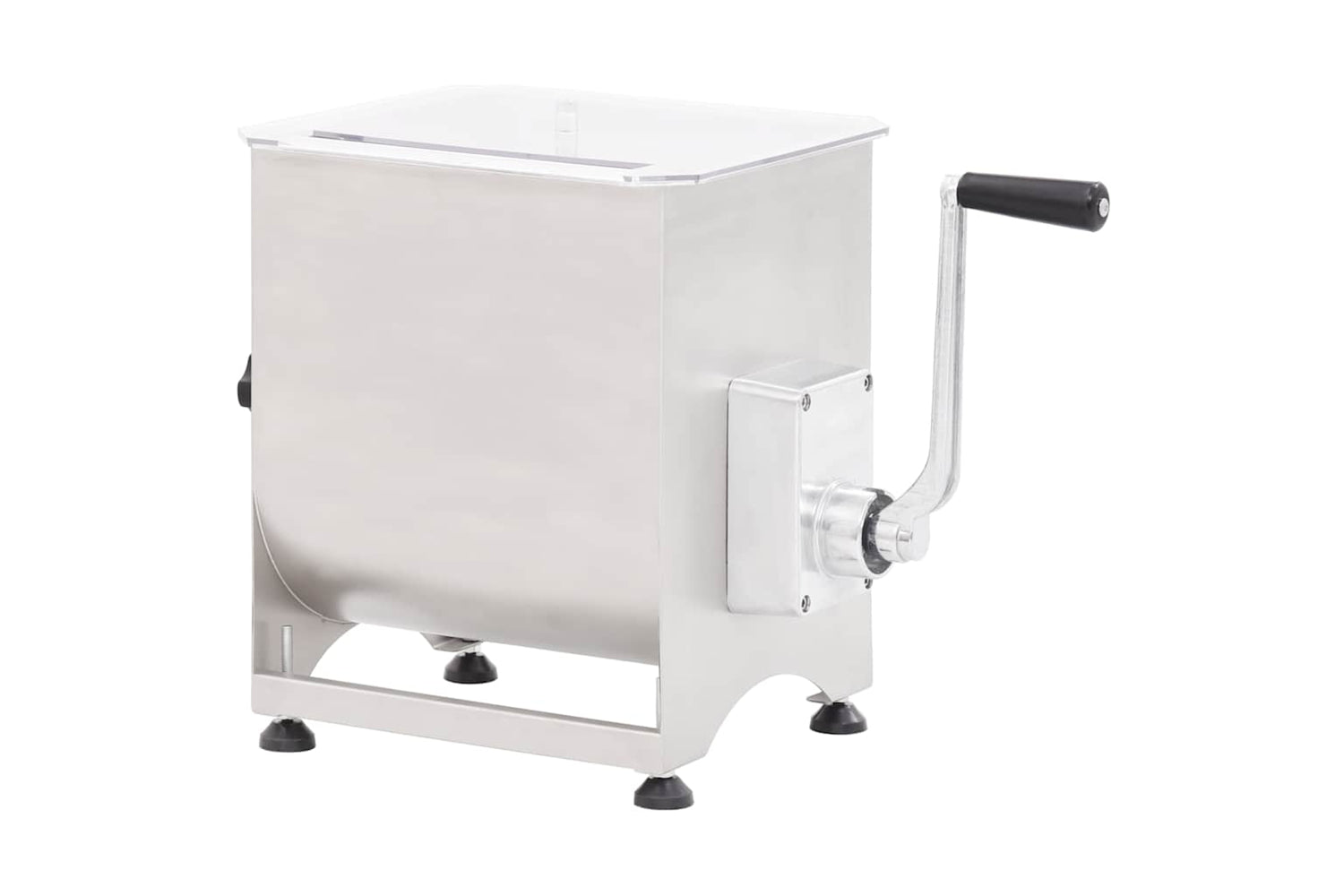 Vidaxl Meat Mixer With Gear Box Silver Stainless Steel-3