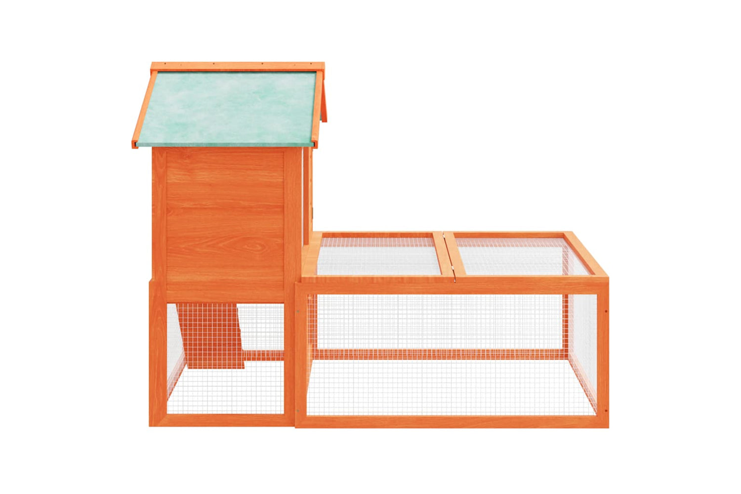Vidaxl 170346 Animal Rabbit Cage Outdoor Run Wood-3