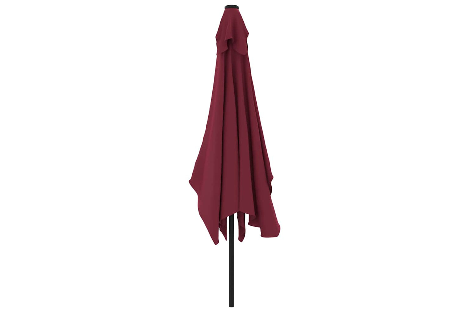 Vidaxl Garden Parasol With Metal Pole 300x200 Cm Bordeaux Red-3