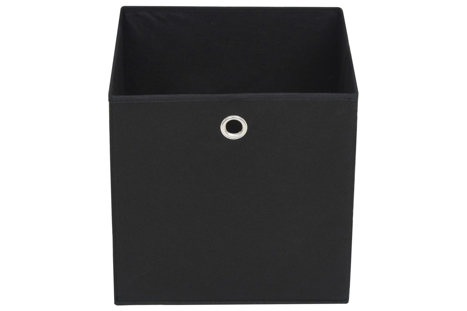 vidaXL 245746 Storage Boxes 10 Pcs Non-woven Fabric 32x32x32cm Black-3