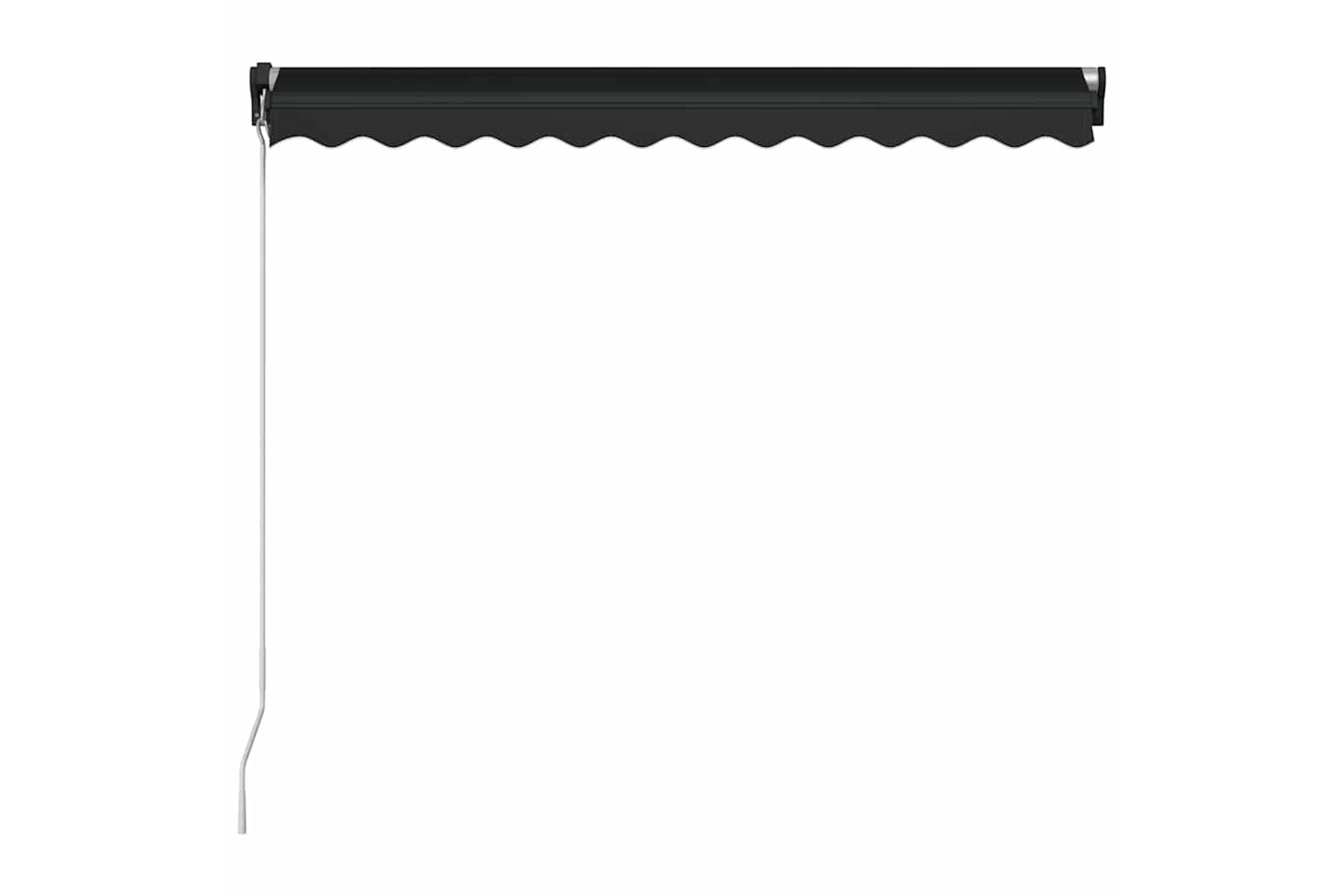Vidaxl Manual Retractable Awning With Led 300x250 Cm Anthracite-4