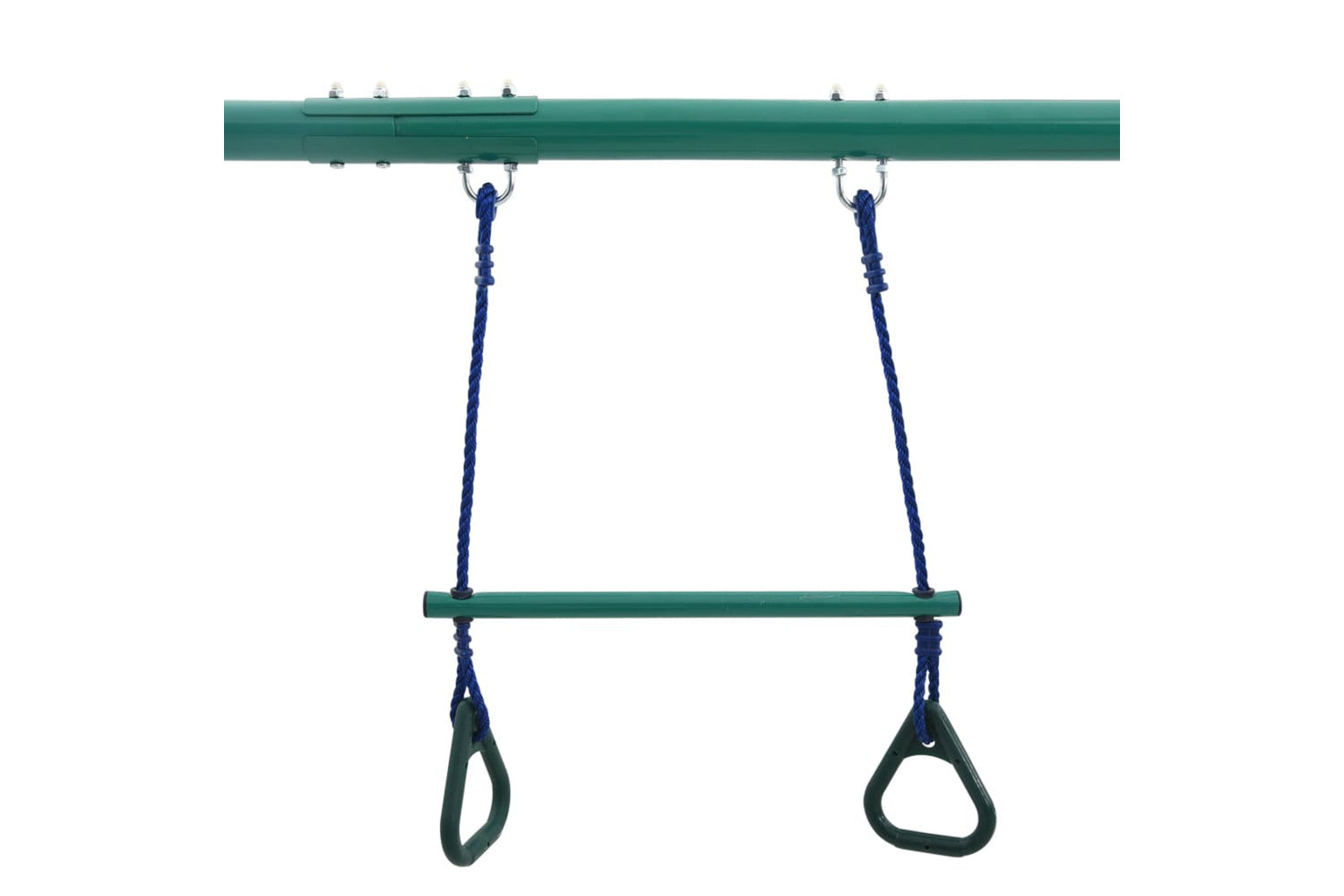 Vidaxl Swing Set With Gymnastic Rings And 4 Seats Steel-8