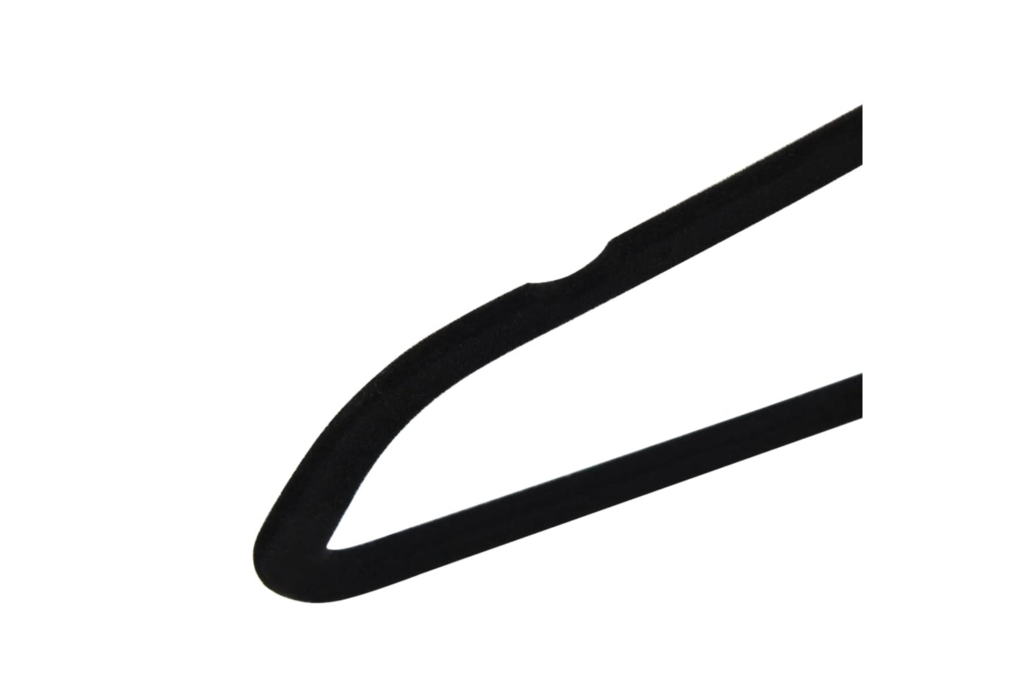 Vidaxl 289922 100 Pcs Clothes Hanger Set Anti-slip Black Velvet-6