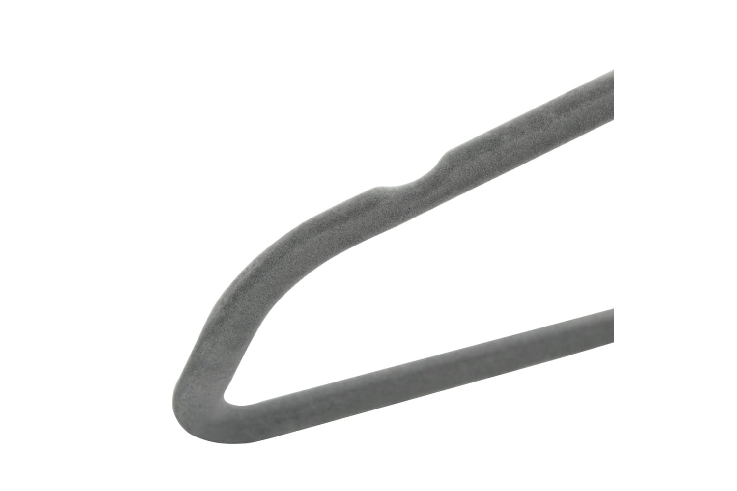 Vidaxl 289919 100 Pcs Clothes Hanger Set Anti-slip Grey Velvet-6
