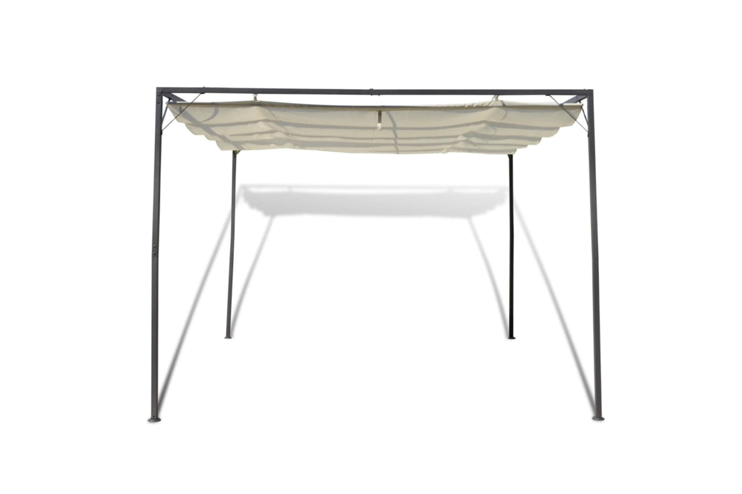 Vidaxl 40786 Garden Gazebo With Retractable Roof Canopy-2