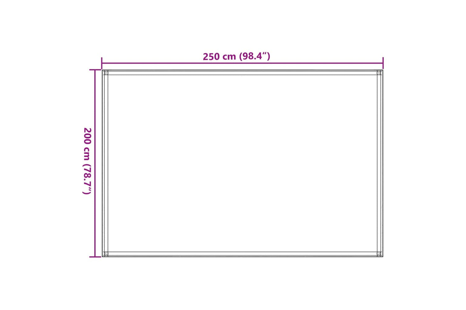vidaXL 91259 Tent Carpet 250x200cm Anthracite-7