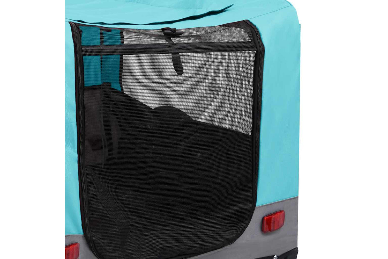Vidaxl 2-in-1 Pet Bike Trailer & Jogging Stroller Blue And Grey-8