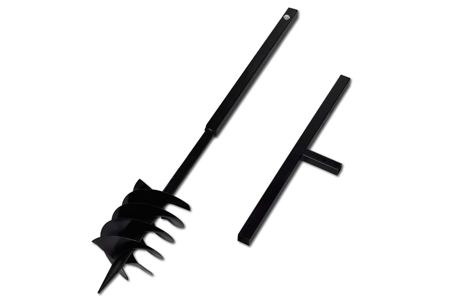 vidaXL 270531 Ground Drill With Handle 180mm With Extension Tube 5 M Steel-4