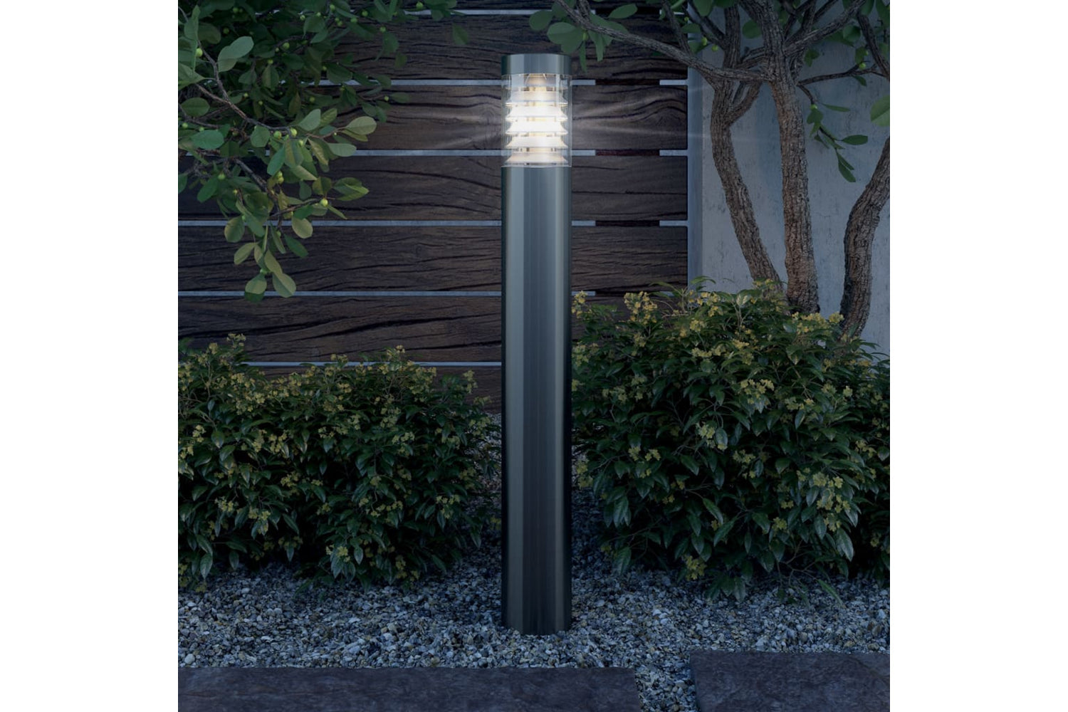 Vidaxl Outdoor Post Lamp Standing Floor Lamp Stainless Steel-4