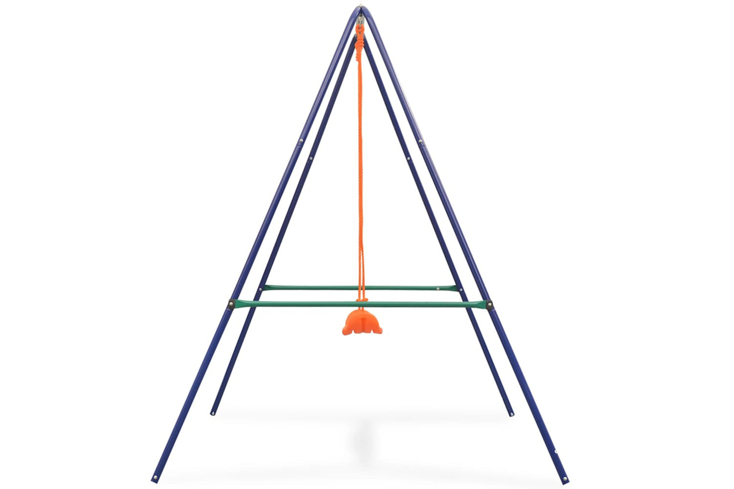 Vidaxl 2-in-1 Single Swing And Toddler Swing Orange-4