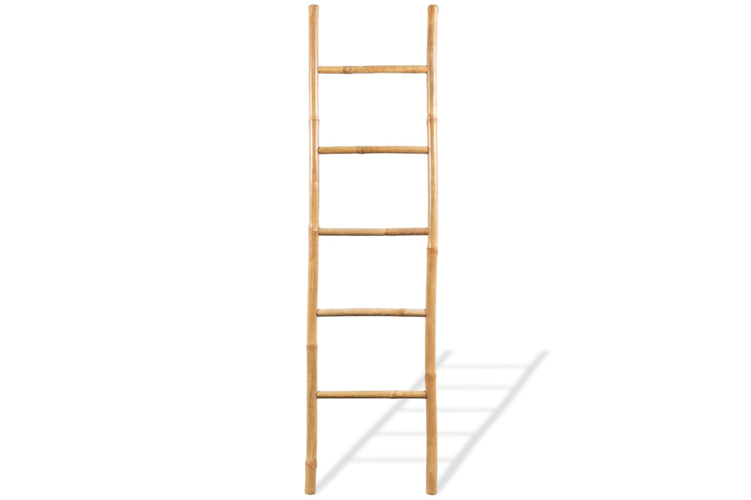 vidaXL 43719 Towel Ladder With 5 Rungs Bamboo 150cm-2