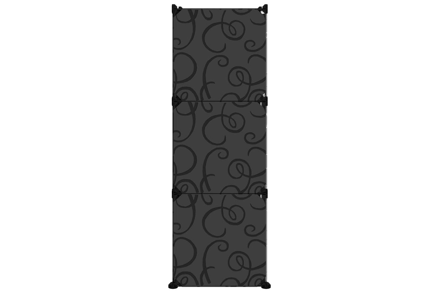 vidaXL 340566 Shoe Rack Black 84.5x31x93.5cm Pp-3