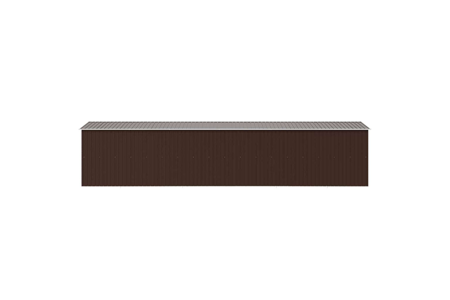 vidaXL 47035 Garden Shed Brown 257x779x181cm Galvanised Steel-6