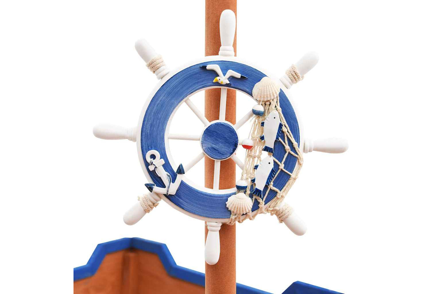 Vidaxl Sandbox Pirate Ship Firwood 190x94.5x101 Cm-6