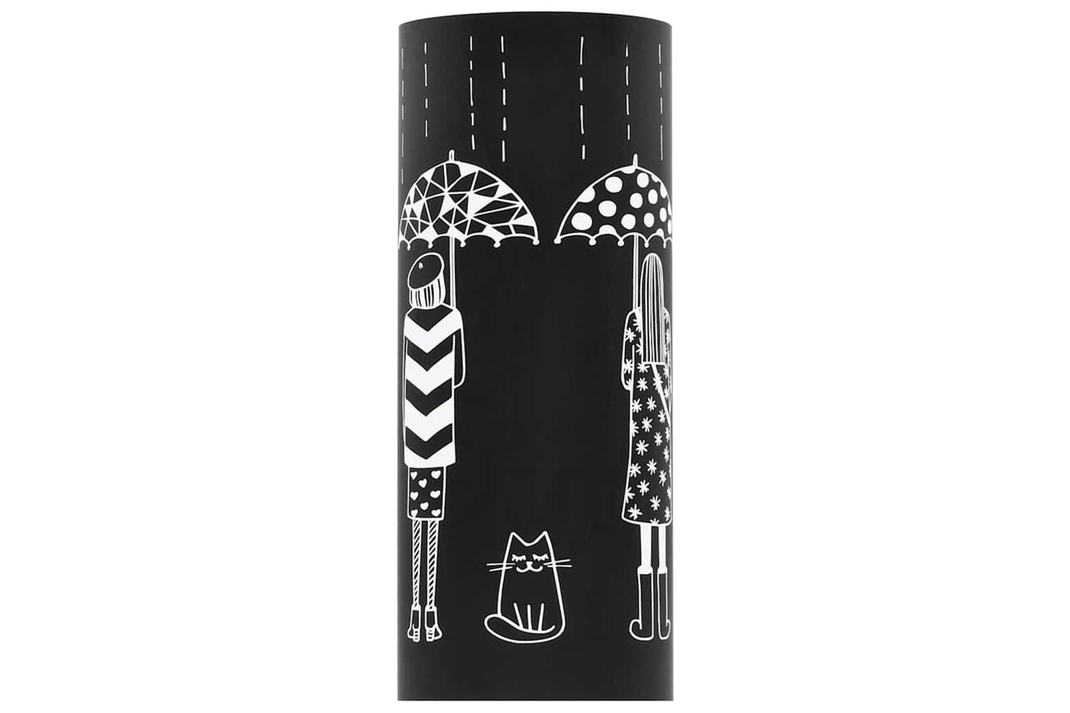 Vidaxl 246800 Umbrella Stand Women Steel Black-2