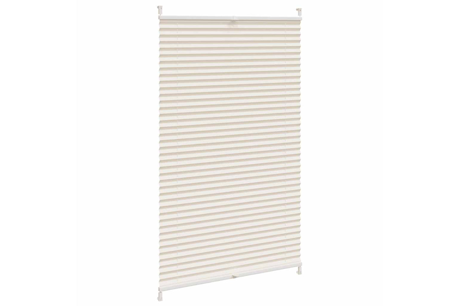 Vidaxl Plisse Blind 90x125cm Creme-2