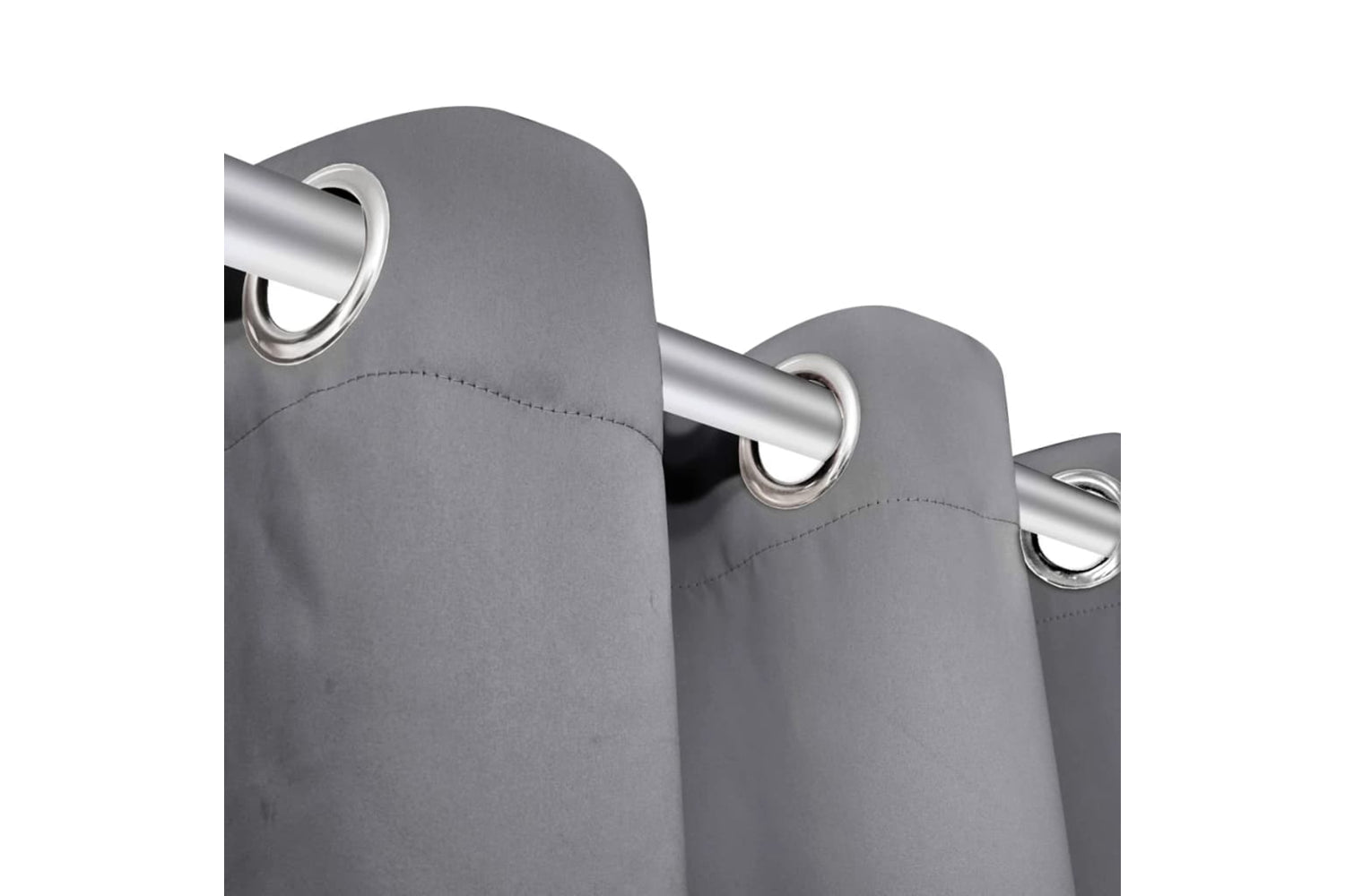 vidaXL 132206 Blackout Curtain With Metal Eyelets 270x245cm Grey-5