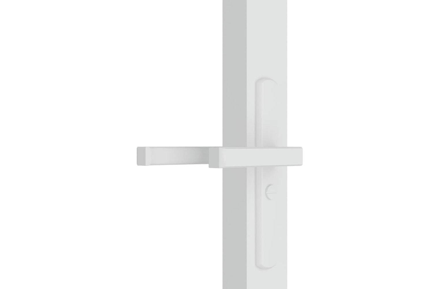 vidaXL 350572 Interior Door 76x201.5cm White Esg Glass And Aluminium-5