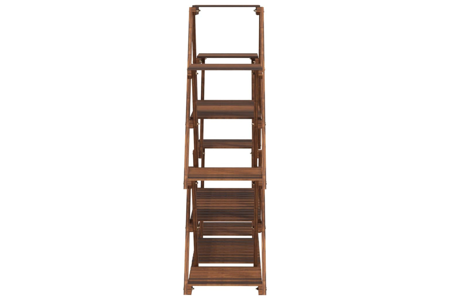 vidaXL 362877 Flower Stand 110x25x105cm Solid Wood Fir-4