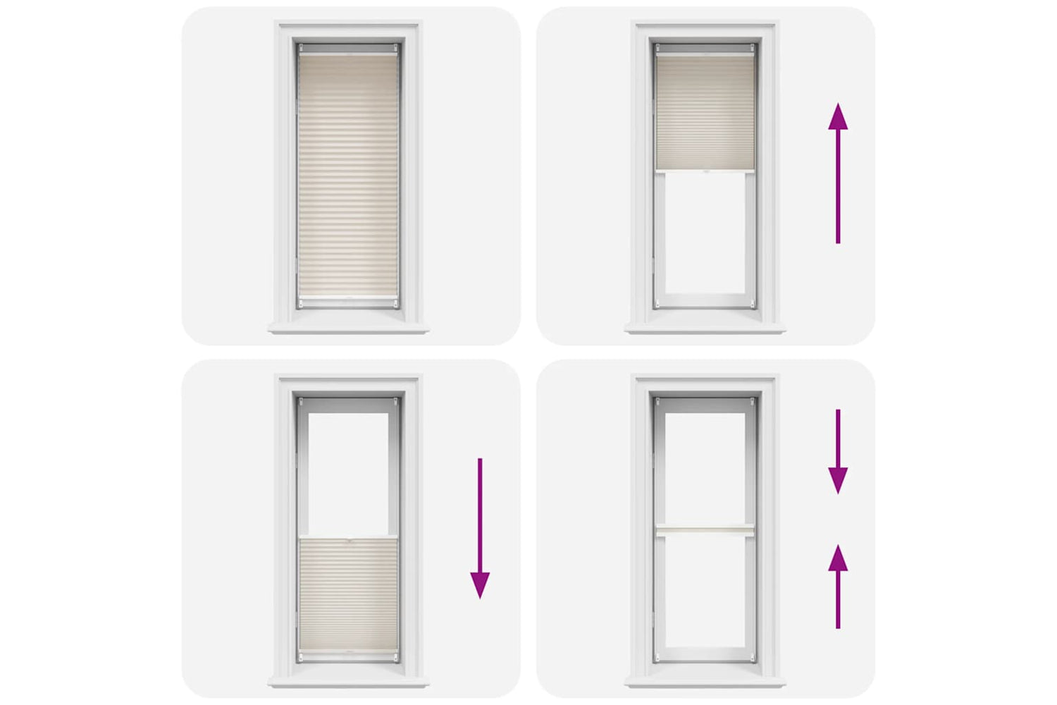 Vidaxl 240621 Plisse Blind 50x100cm Creme-5