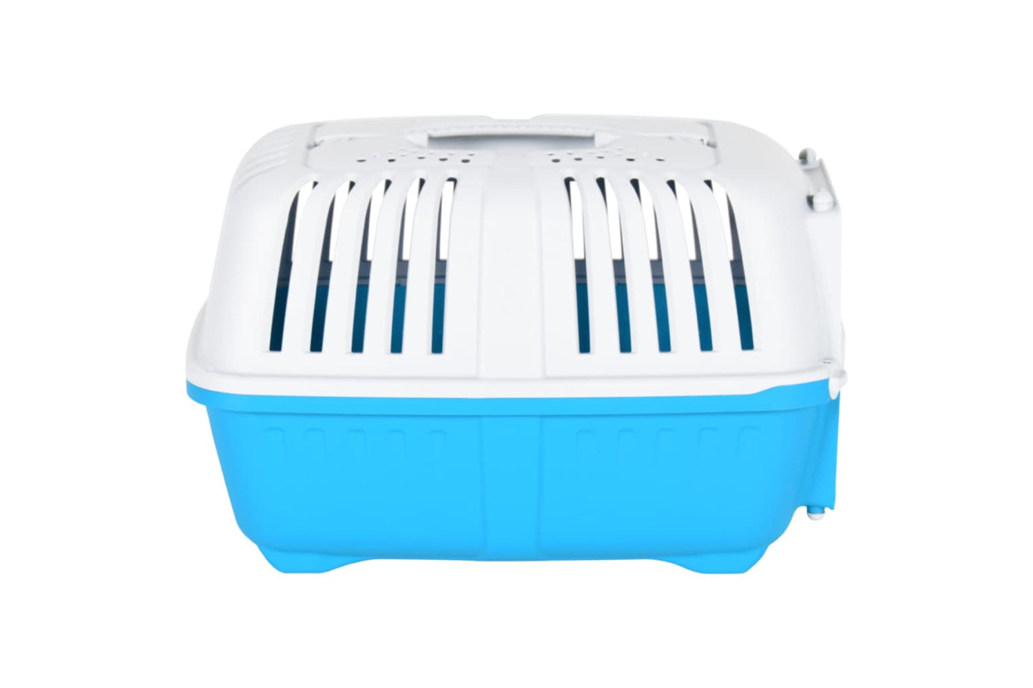 Vidaxl 172217 Pet Carrier White And Blue 55x36x36cm Polypropylene-6