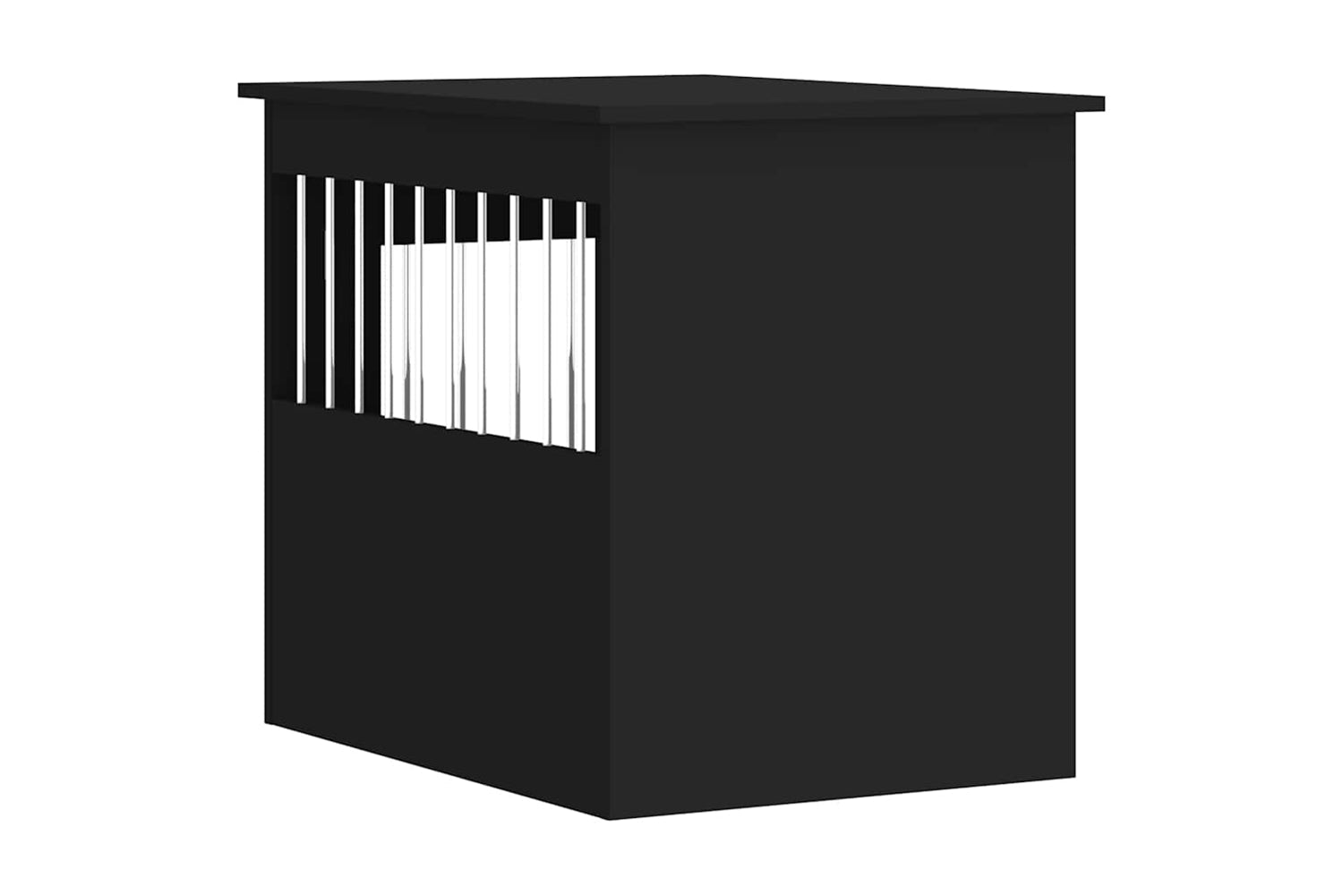 vidaXL 838317 Dog Crate Furniture Black 55x75x65cm Engineered Wood-8