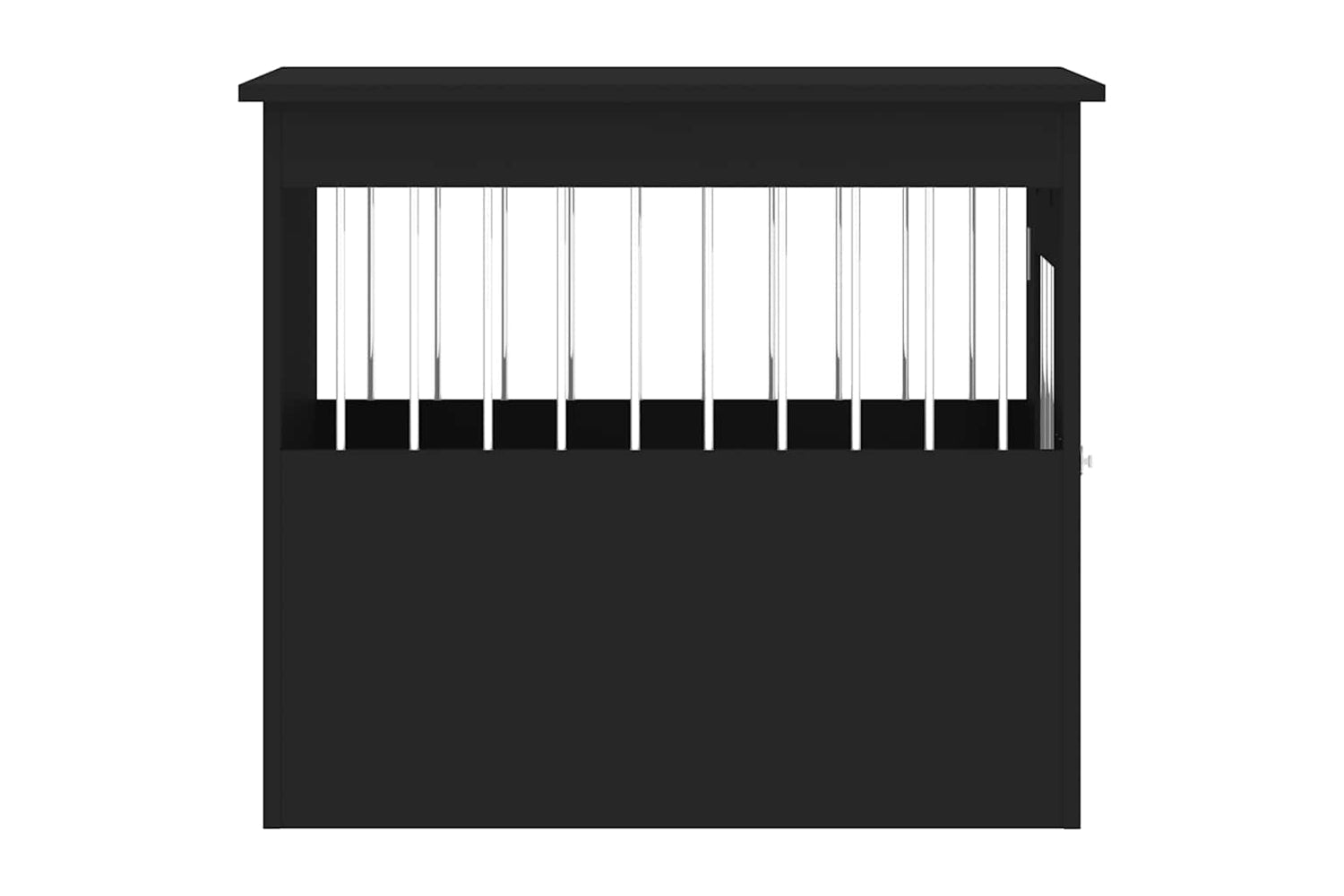 vidaXL 838317 Dog Crate Furniture Black 55x75x65cm Engineered Wood-7