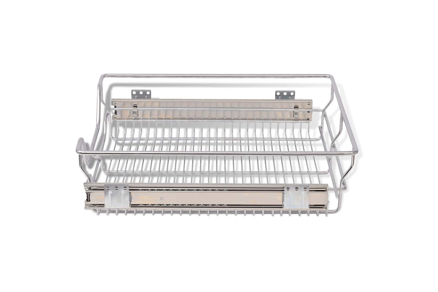 Vidaxl Pull-out Wire Baskets 2 Pcs Silver 500 Mm-4