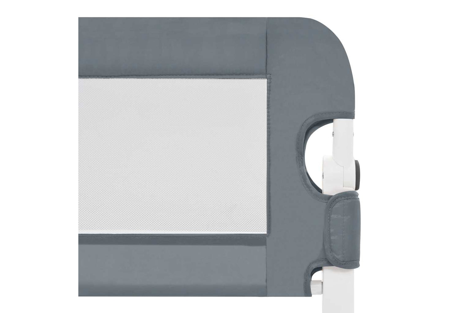 Vidaxl Toddler Safety Bed Rail Grey 120x42 Cm Polyester-4