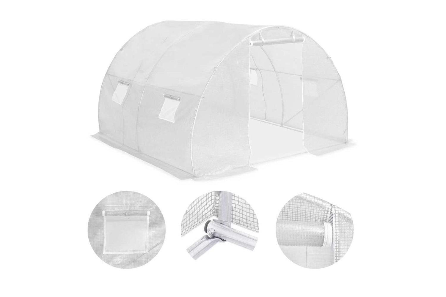 vidaXL 45749 Greenhouse 9mÂ² 300x300x200cm-5