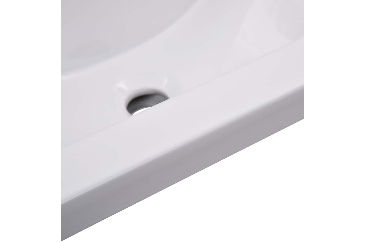 vidaXL 145061 Built-in Basin 61x39.5x18.5cm Ceramic White-5