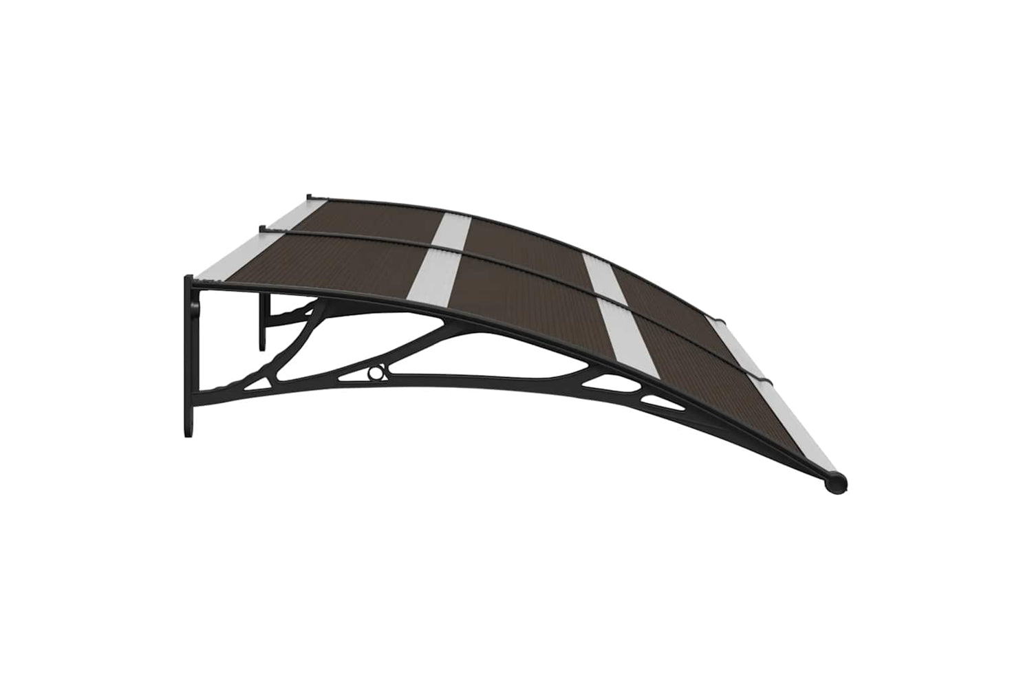 Vidaxl Door Canopy Black 200x75 Cm Pc-4