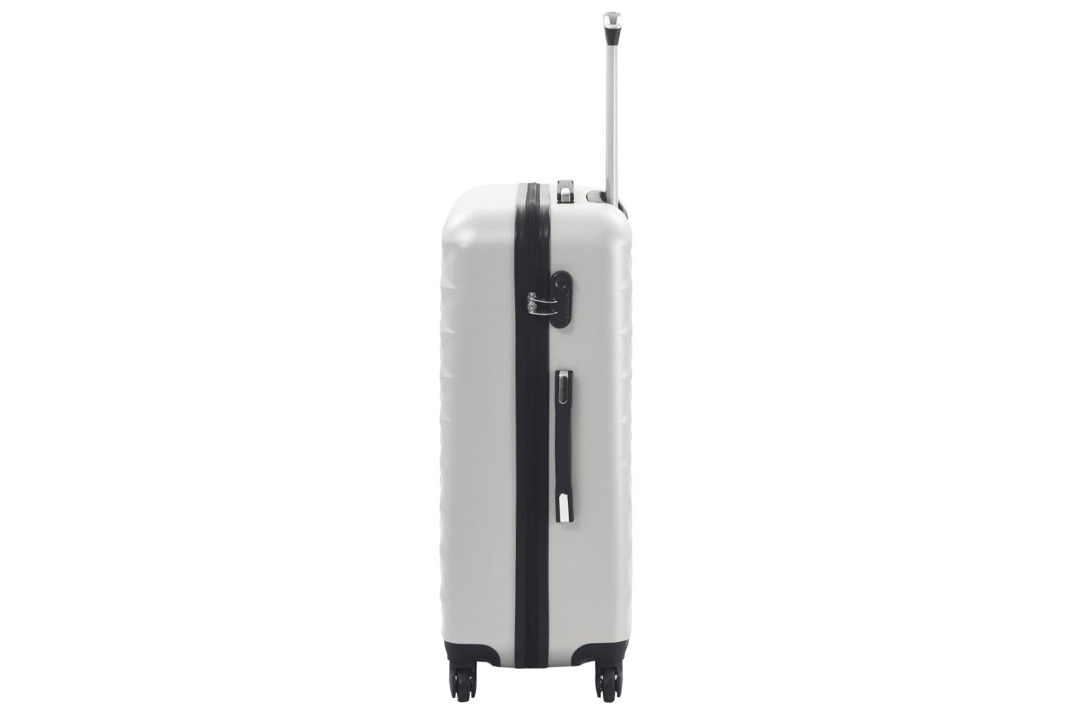 Vidaxl 91887 Hardcase Trolley Set 3 Pcs Bright Silver Abs-5
