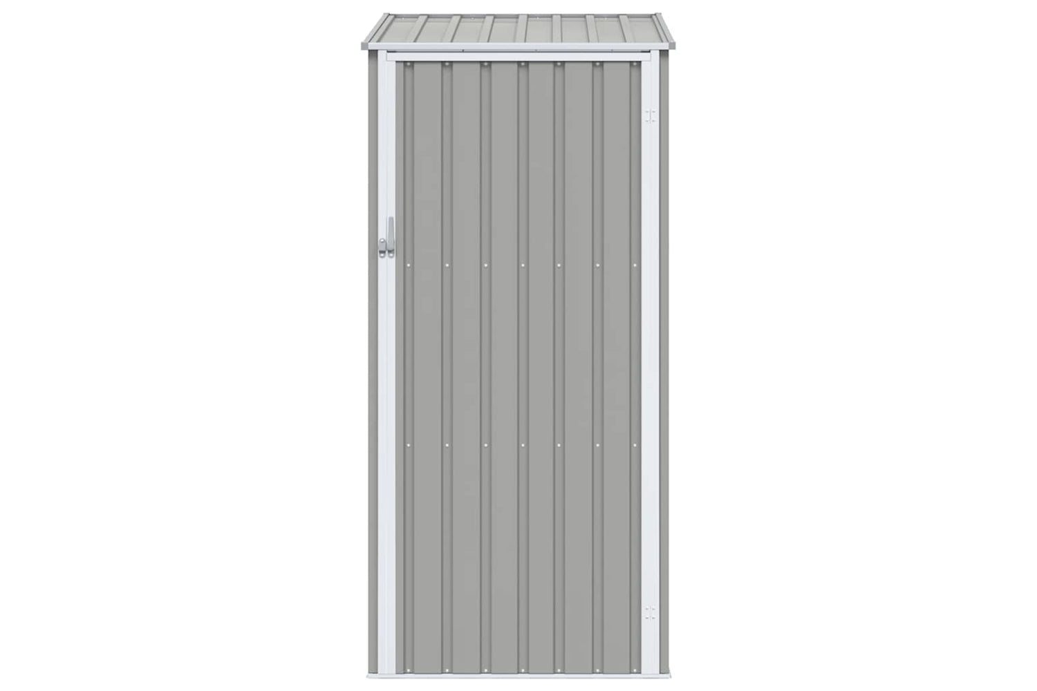 vidaXL 46290 Garden Shed Grey 87x98x159cm Galvanised Steel-4