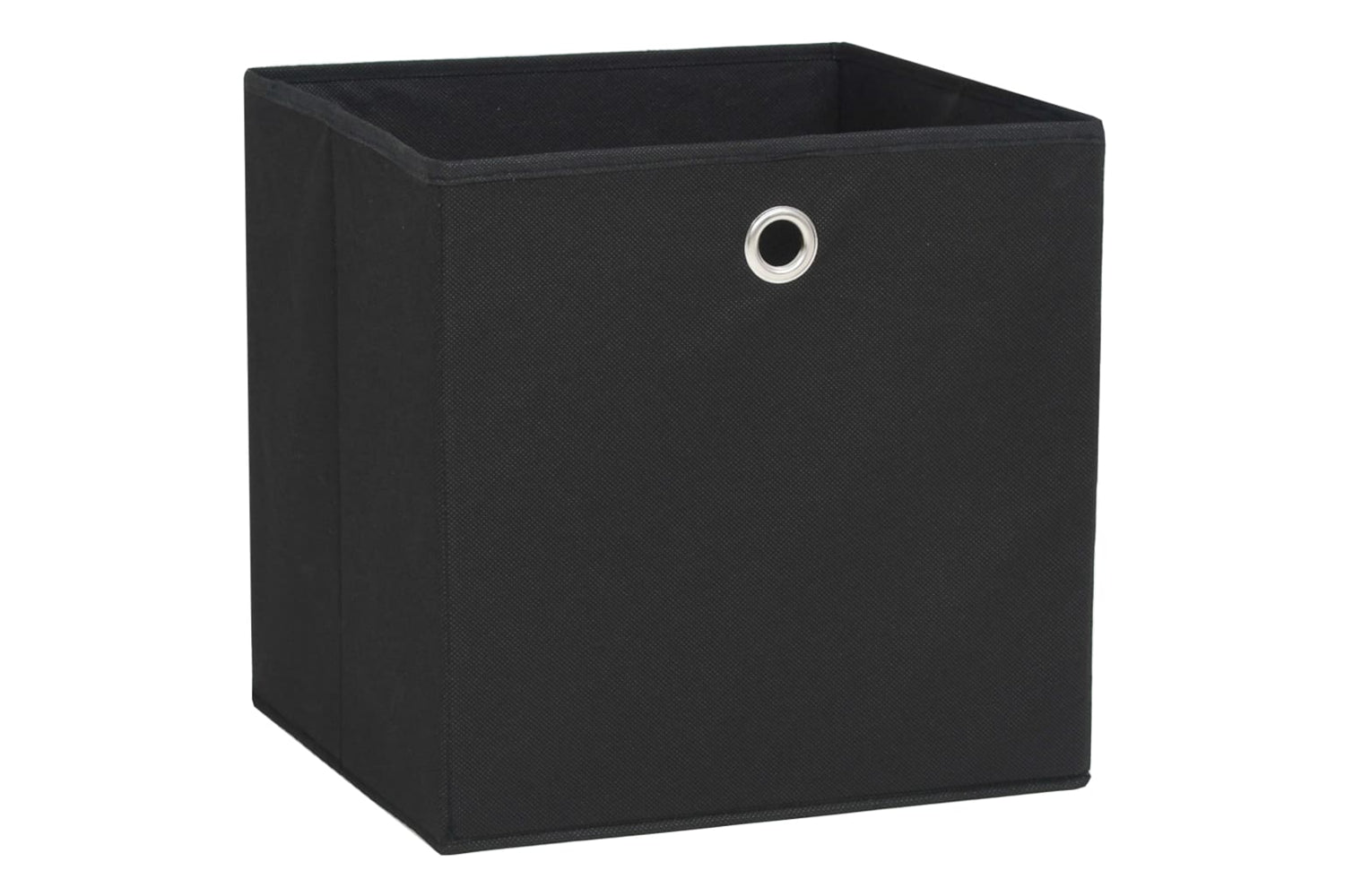 vidaXL 245746 Storage Boxes 10 Pcs Non-woven Fabric 32x32x32cm Black-4