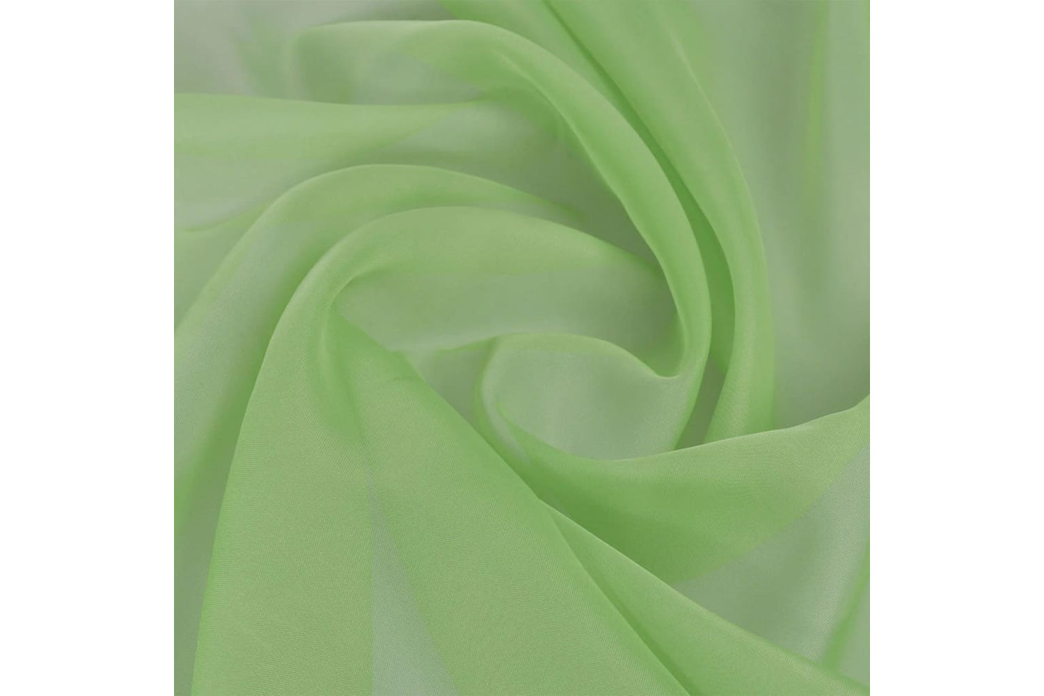 vidaXL 130762 Voile Fabric 1.45 X 20 M Green-2