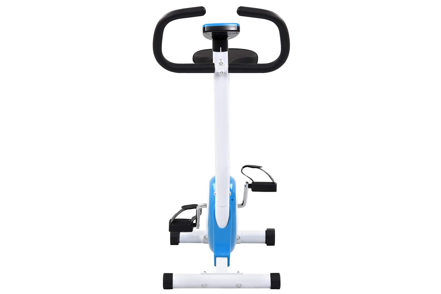 Vidaxl Exercise Bike With Belt Resistance Blue-4
