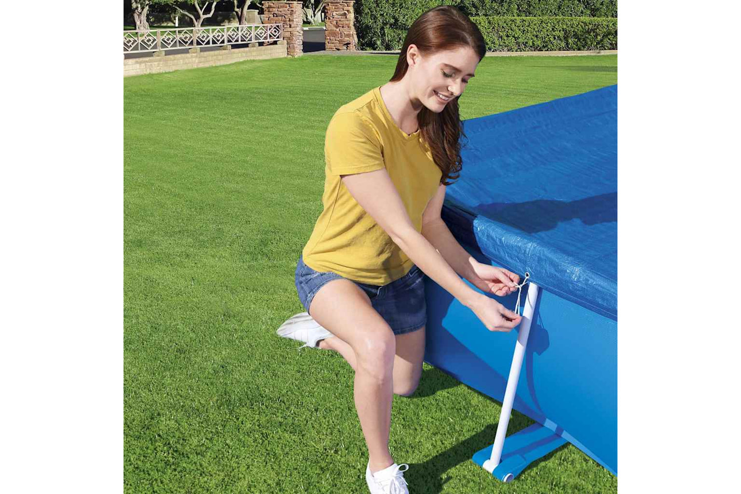 Bestway 92077 Pool Cover Flowclear 259x170 Cm-4