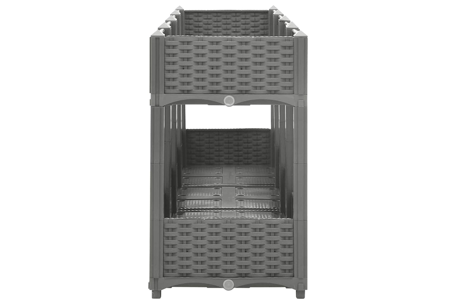vidaXL 153300 Raised Bed 160x40x71cm Polypropylene-4