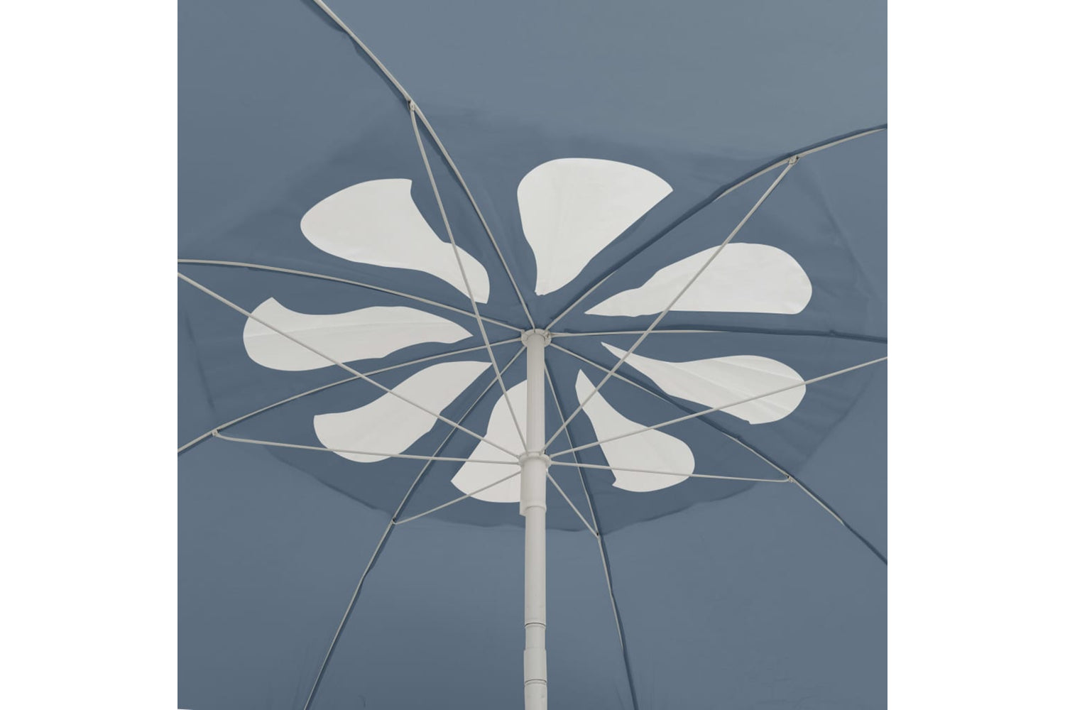 vidaXL 314716 Beach Umbrella Blue 300cm-6