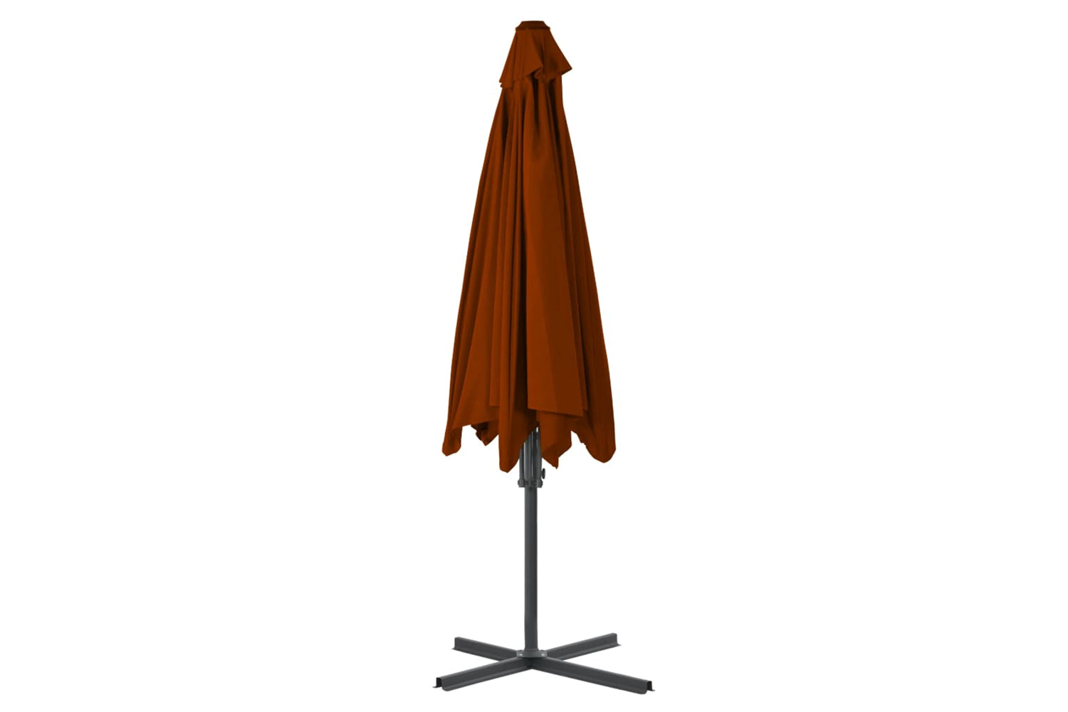 vidaXL 312519 Outdoor Parasol With Steel Pole Terracotta 300x230cm-4