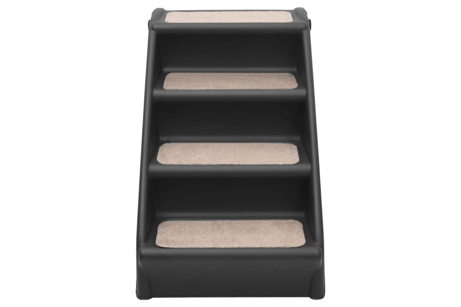 vidaXL 170985 Folding Dog Stairs Black 62x40x49.5cm-2