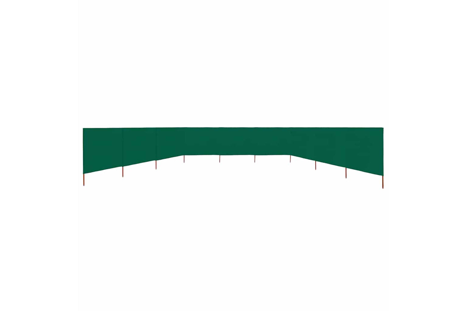 vidaXL 47199 9-panel Wind Screen Fabric 1200x160cm Green-3