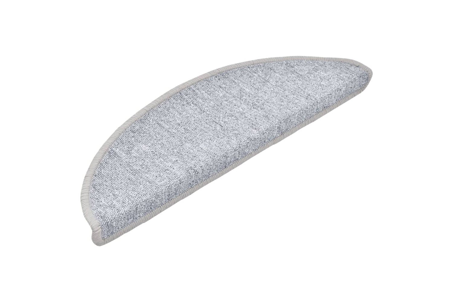vidaXL Stair Mats 10 Pcs 56x17x3cm Light Grey-2