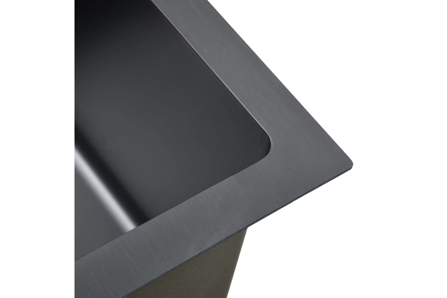 Vidaxl 51562 Kitchen Sink Black Stainless Steel-7