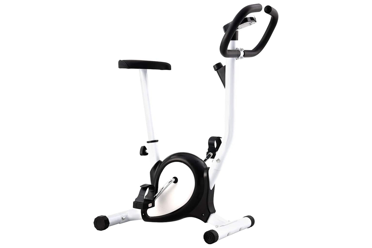Vidaxl Exercise Bike With Belt Resistance Black-3