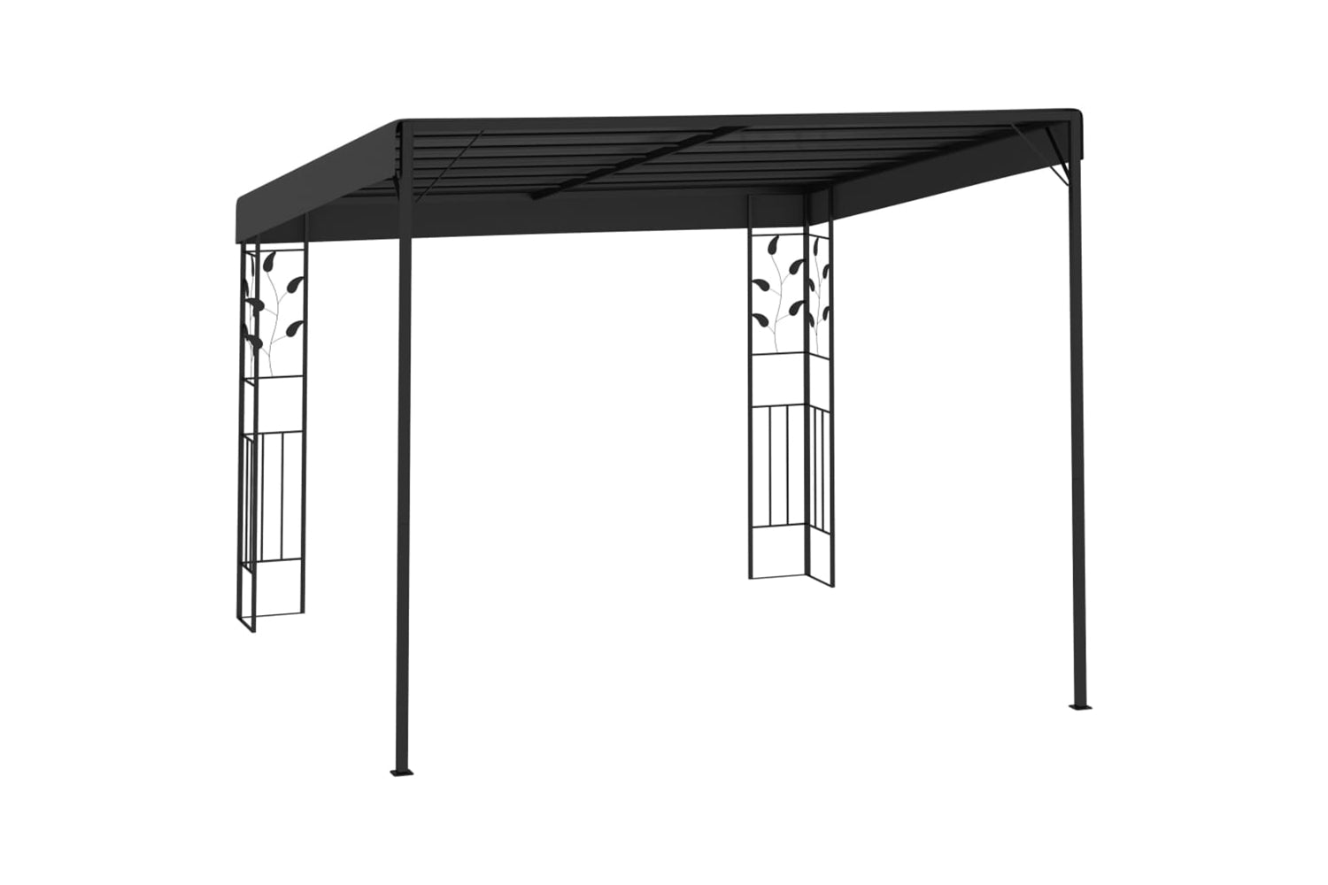 Vidaxl 48000 Wall-mounted Gazebo 3x3x2.5 M Anthracite-3