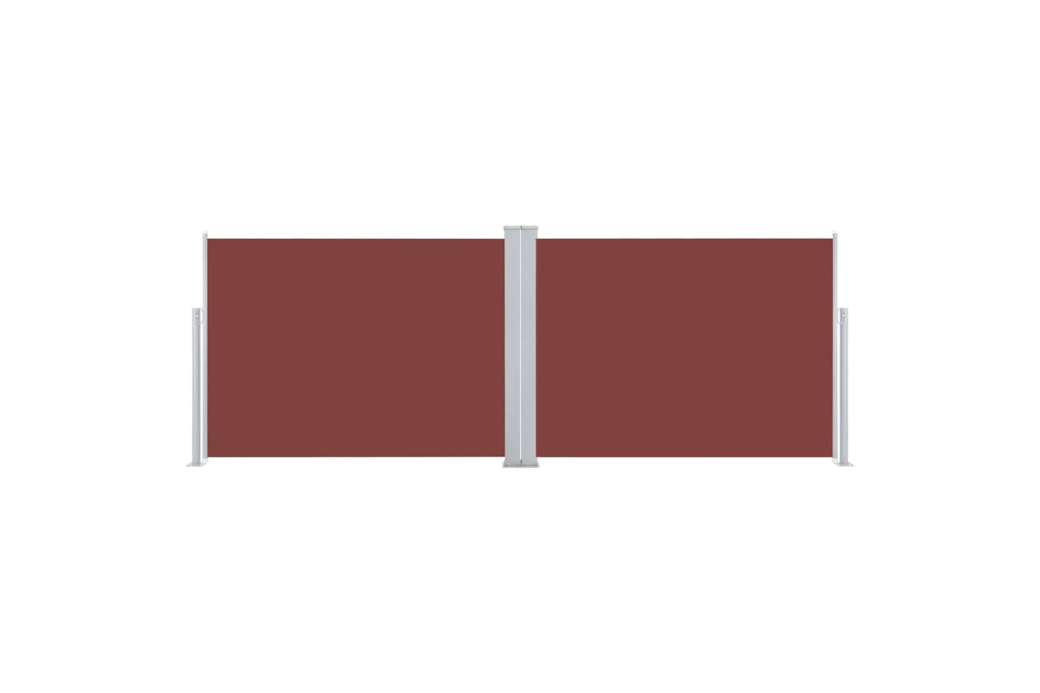 vidaXL 48475 Retractable Side Awning Brown 100x1000cm-3