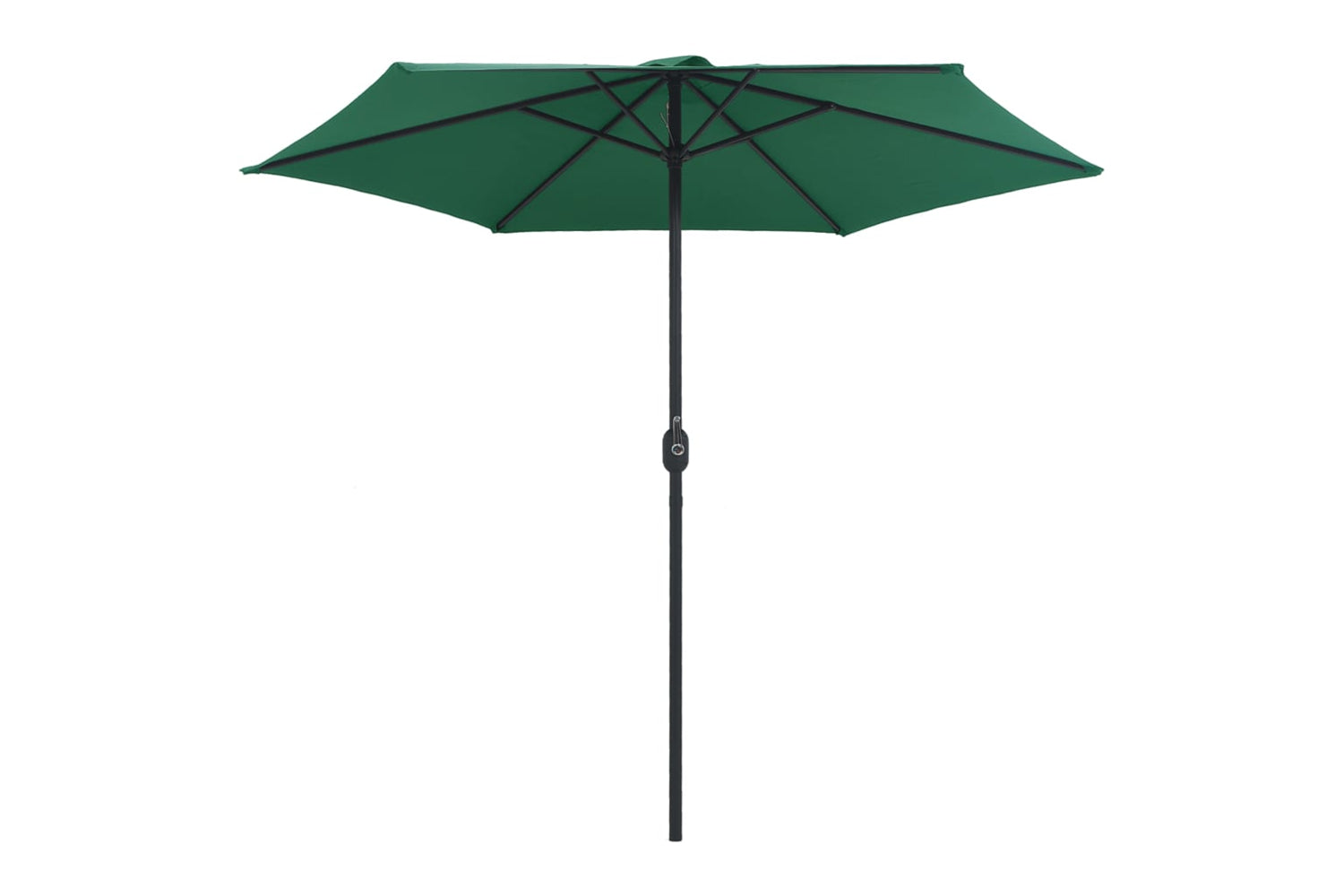 vidaXL 47344 Outdoor Parasol With Aluminium Pole 270x246cm Green-3